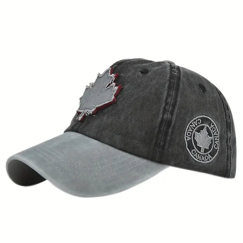Maple Leaf Distressed Cap